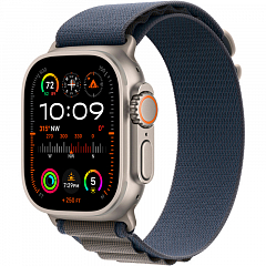 Умные часы Apple Watch Ultra 2 49 мм, GPS, титан, ремешок Alpine синий