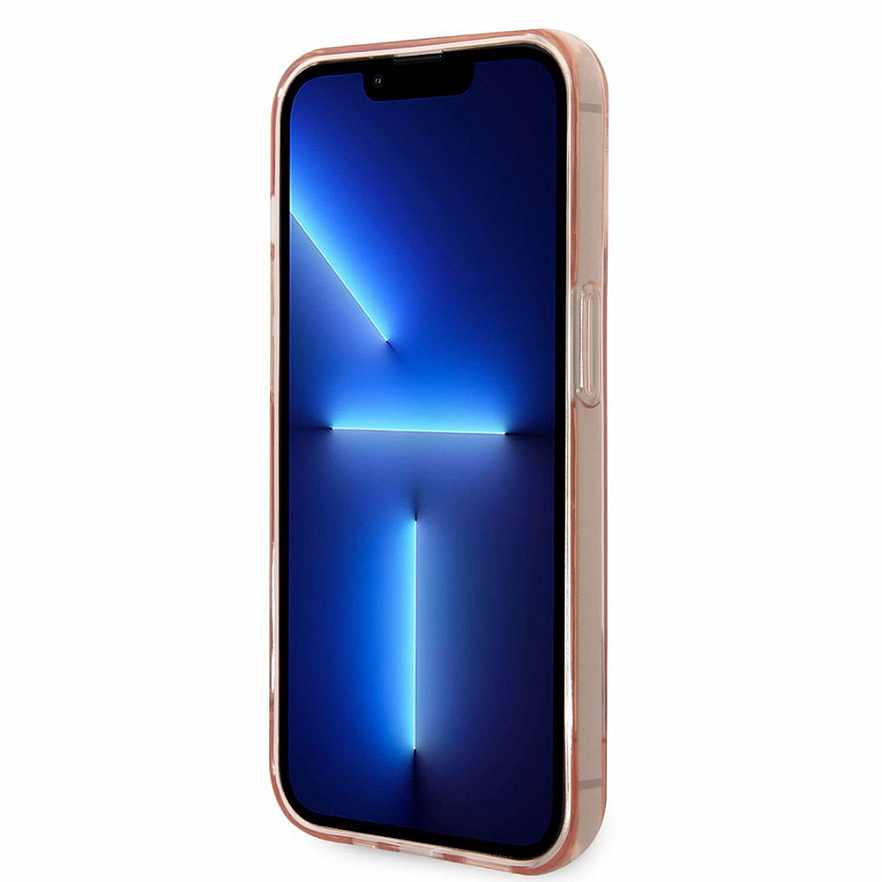 Чехол CG Mobile Guess Camera Outline Translucent для iPhone 14 Pro розовый