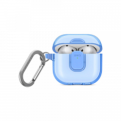 Чехол Uniq Glase Pro для Airpods 4 синий