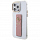 Чехол CG Mobile Guess Grip Stand Clear Case 4G Logo для iPhone 15 Pro прозрачный / розовый
