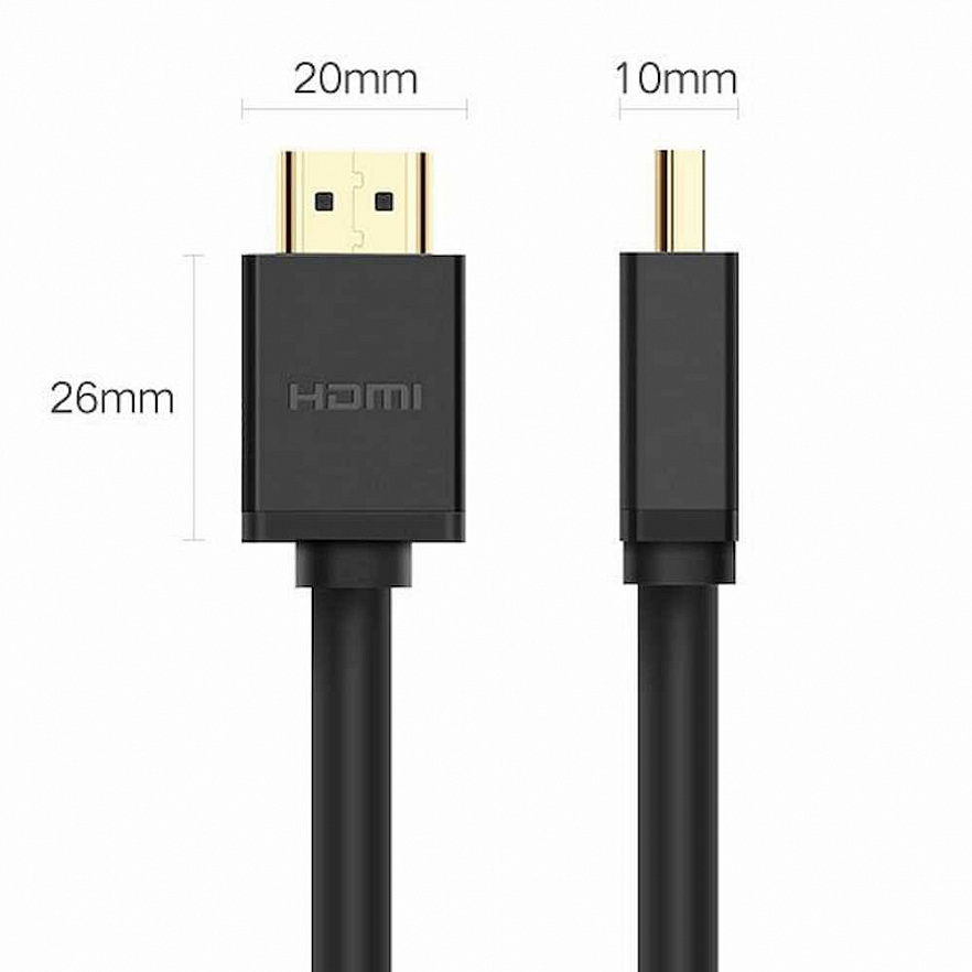 Кабель Ugreen HD104 2 x HDMI Cable (3 метра) чёрный (10108)