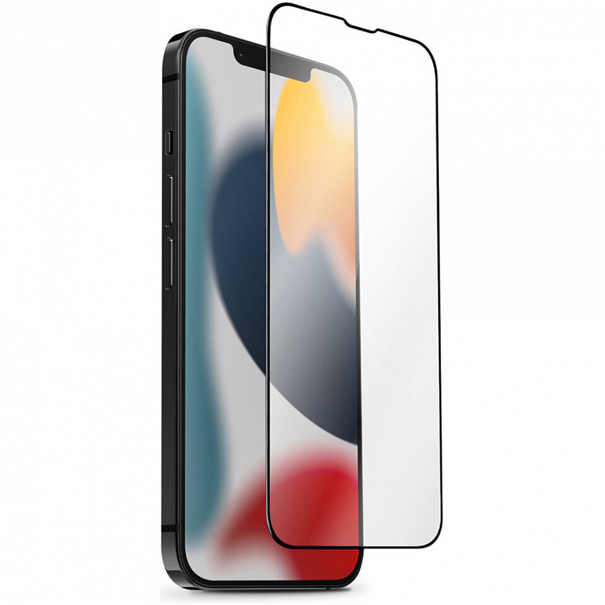 Защитное стекло Uniq Optix Matte для iPhone 13 / iPhone 13 Pro чёрное