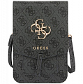 Сумка CG Mobile Guess Wallet Bag 4G With Big Melal Logo для смартфонов серая