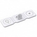 Беспроводное зарядное устройство WiWU Super Power Air 3 in 1 Wireless Charger 15W белое