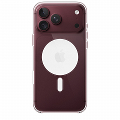 Чехол iPhone 18 Pro Max Clear Case с MagSafe прозрачный