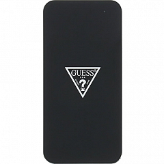 Беспроводное зарядное устройство Guess Wireless Charger чёрное/серебристое