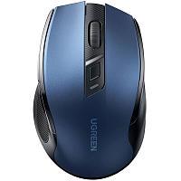 Беспроводная мышь UGREEN MU006 2.4 GHz 800-4000 DPI Ergonomic Wireless Mouse синяя 