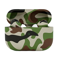 Беспроводные наушники Apple AirPods Pro 2 2022 Camo Custom Edition матовые (полная покраска) камуфляж зелёный