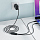 Кабель Acefast C5-11 USB-C to 2 x USB-C 100W Charging Data Cable (1,2 метра) чёрный (AF-C5-11-BK)