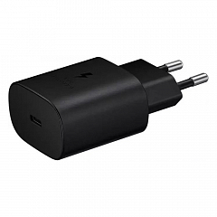 Сетевое зарядное устройство SAMSUNG EP-TA800 25W с кабелем Type-C 1м - чёрный