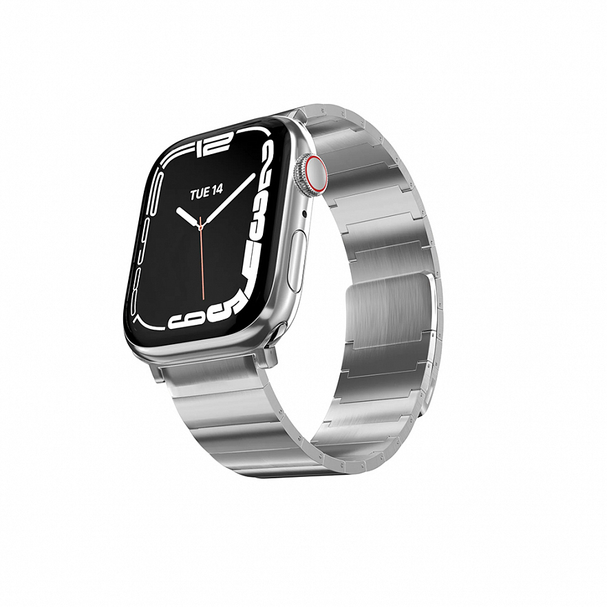 Ремешок MAGEASY Maestro M Magnetic Stainless Steel для Apple Watch 42/44/45/49 мм серебристый