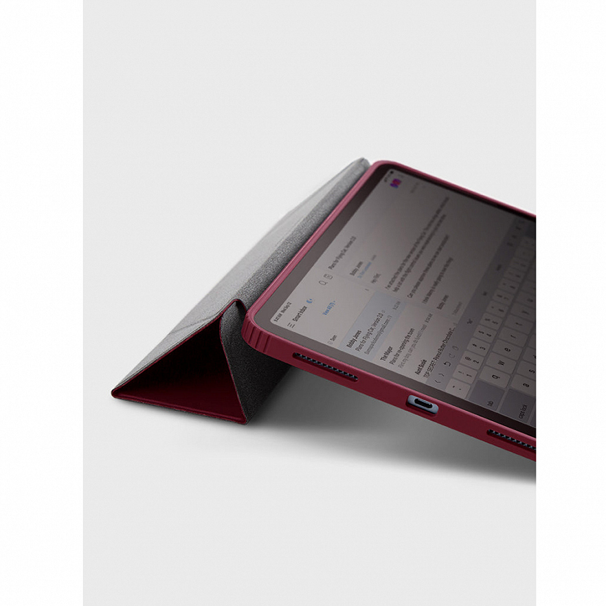 Чехол Uniq Moven Case для iPad Pro 11" (2020-2021) бордово-красный (Maroon Red)