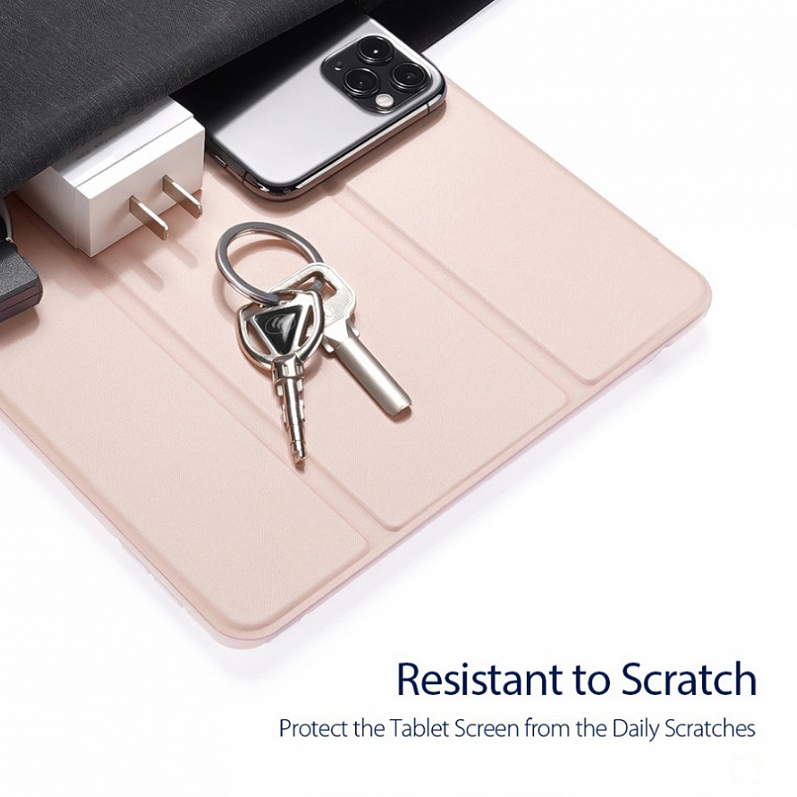 Чехол Dux Ducis Osom Series (pen slot) для iPad Pro 12.9 (2020) розовый