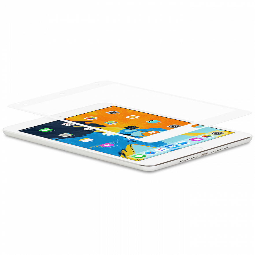 Защитная плёнка Moshi iVisor AG для iPad mini (5th Gen) белая рамка