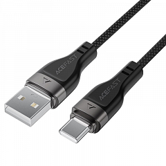 Кабель ACEFAST магнитный USB-A - Type-C - 1,2 метра чёрный (C11-04)