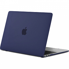 Чехол Crystal Case для MacBook Air 13" (2018-2021) тёмно-синий