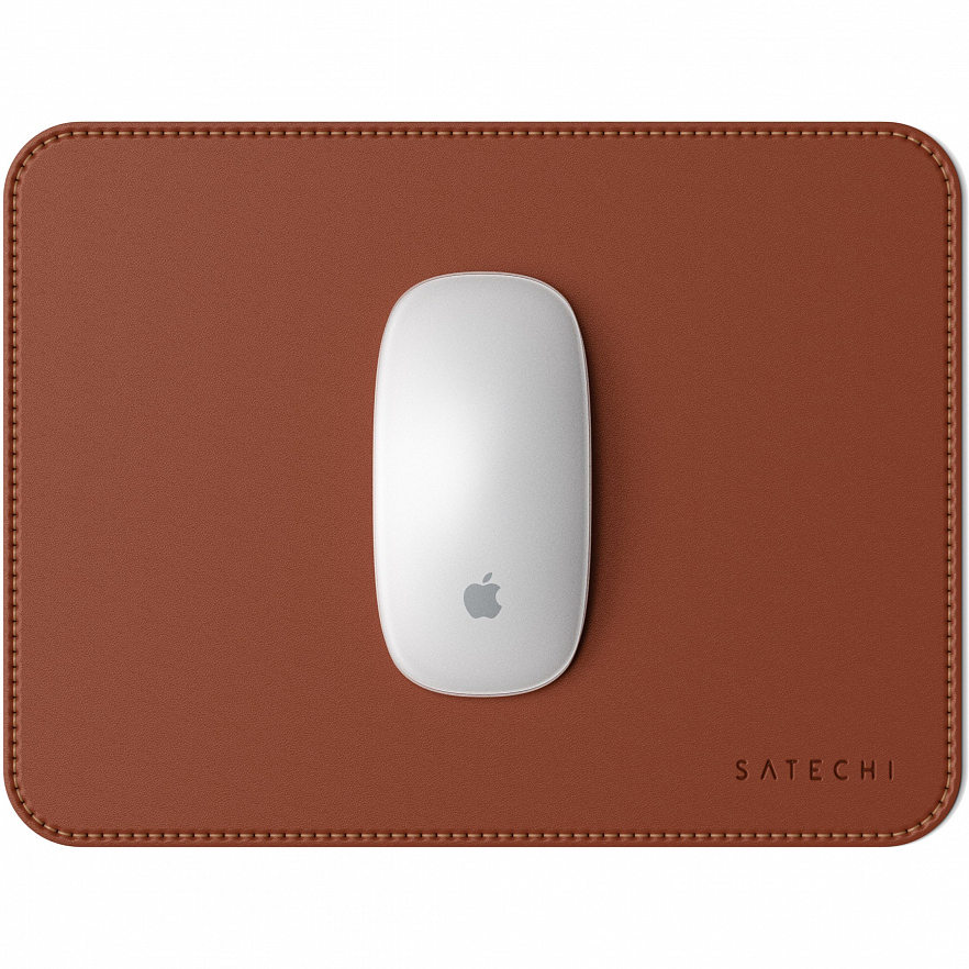 Коврик для мыши Satechi Eco-Leather Mouse Pad (25x19 см) коричневый (ST-ELMPN)