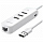 Адаптер UGREEN CM416 (20983) USB 2.0 to 3×USB 2.0+RJ45 (100Mbps) Ethernet Adapter белый