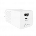 Сетевое зарядное устройство j5create 45W Dynamic PD USB-C Mini Charger (JUP2445)