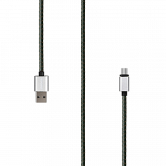 Кабель Rombica Digital CL-01 USB-C — USB-A (1 метр) тёмно-зелёный (CB-CL01)