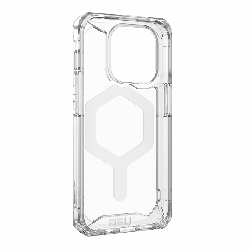 Чехол Uag Plyo MagSafe для iPhone 15 Pro прозрачный / белый (Ice/White)