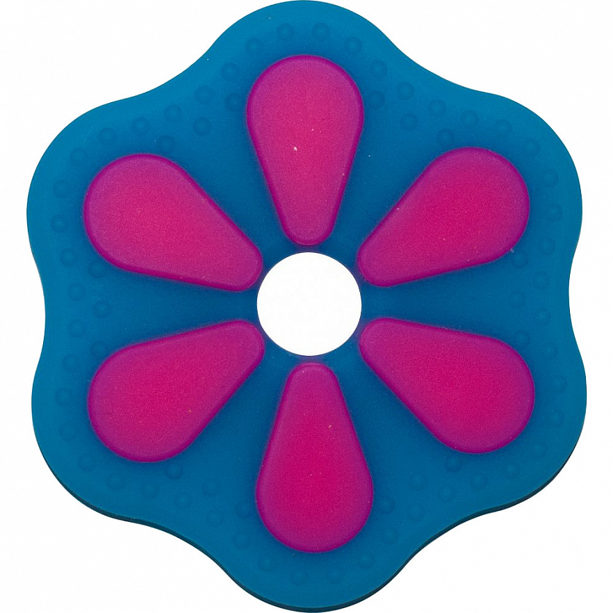 Прорезыватель для зубов Adiri Petal Teething Ring розовый/синий (Magenta-cyan)