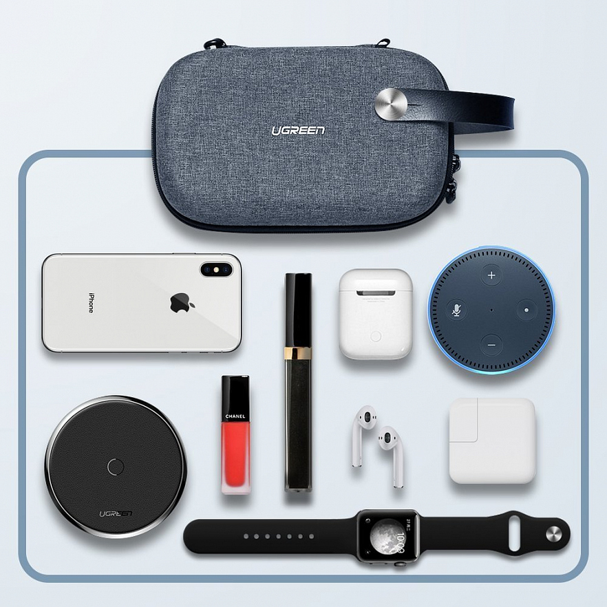 Органайзер UGREEN LP152 Travel Storage Case серый (50903)