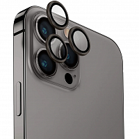 Защитное стекло на камеру Uniq OPTIX Camera Lens protector Aluminium для iPhone 15 Pro серое Grey