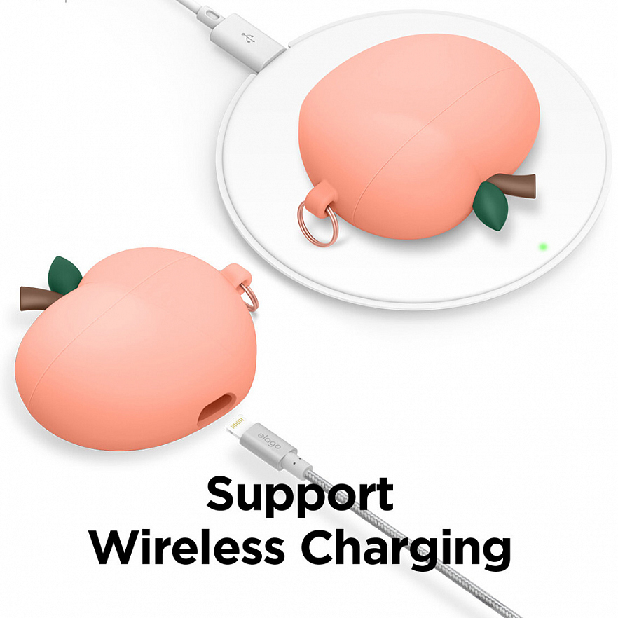 Чехол Elago Peach Case для AirPods Pro персиковый (Peach)