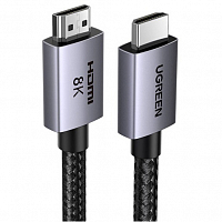 Кабель Ugreen HD171 HDMI 2.1 8K / 60Hz (3 метра) чёрный / серый (25911)