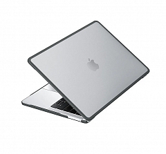 Чехол Uniq для Macbook Pro 14 (2021) Venture PC/TPU case серый с черной защитной рамкой