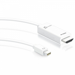 Кабель j5create Mini DisplayPort to 4K HDMI Cable (1.8 метра) белый (JDC159)