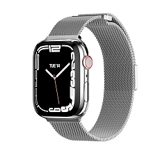 Ремешок SwitchEasy для Apple Watch 42/44/45 mm Mesh Stainless Steel Watch Loop серебро