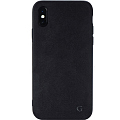 Чехол Gurdini Premium Alcantara Case для iPhone Xs Max (GPABK-XM) чёрный