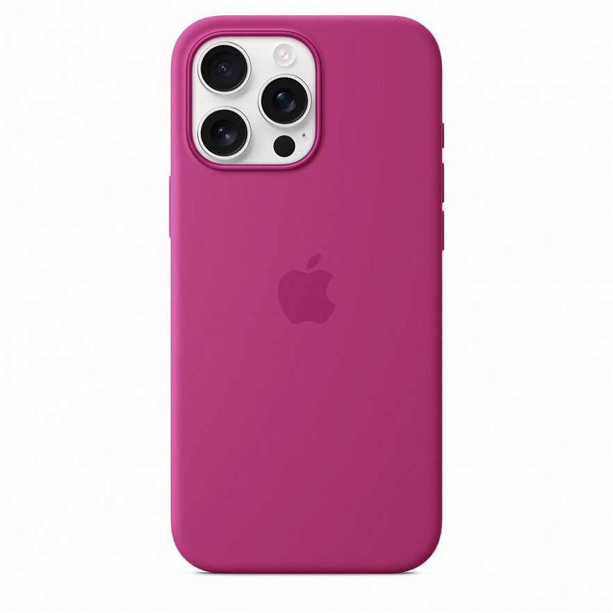 Чехол Apple MagSafe Silicone Case для iPhone 16 Pro Max Фуксия (Fuchsia)