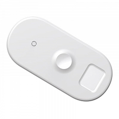 Беспроводное зарядное устройство Baseus Smart 3в1 Wireless (WX3IN1-02) белое