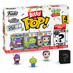 Фигурка Funko Bitty POP! Disney Toy Story Emperor Zurg+Alien+Buzz Lightyear+Mystery(1 of 4)4PK 73043
