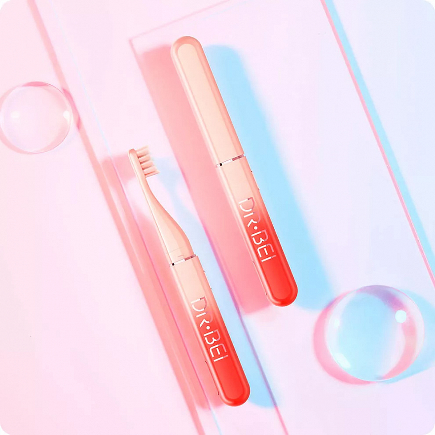 Электрическая зубная щетка Dr.Bei Sonic Electric Toothbrush Q3 розовая