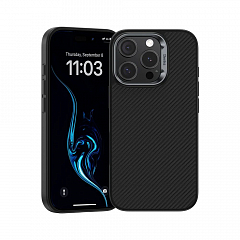Чехол Benks ArmorPro Case built with Kevlar 600D для iPhone 16 Pro Max 6.9" черный (Black)
