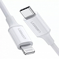 Кабель Ugreen US171 USB-C to Lightning Cable (1,5 метра) белый (60748)