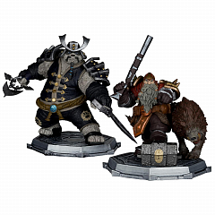 Фигурки World Of Warcraft Multipack Pandaren & Dwarf (Epic)(Gold Label) 15 см