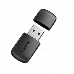 Адаптер двухдиапазонный UGREEN CM448 (20204) AC650 11ac Dual-Band Wireless USB Adapter. Цвет: черный