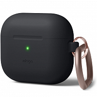 Чехол Elago Silicone Hang Case для AirPods 3 чёрный (Black)