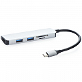 Мульти хаб Expander USB-C to HDMI 4K / 2 x USB / SD / microSD серебристый
