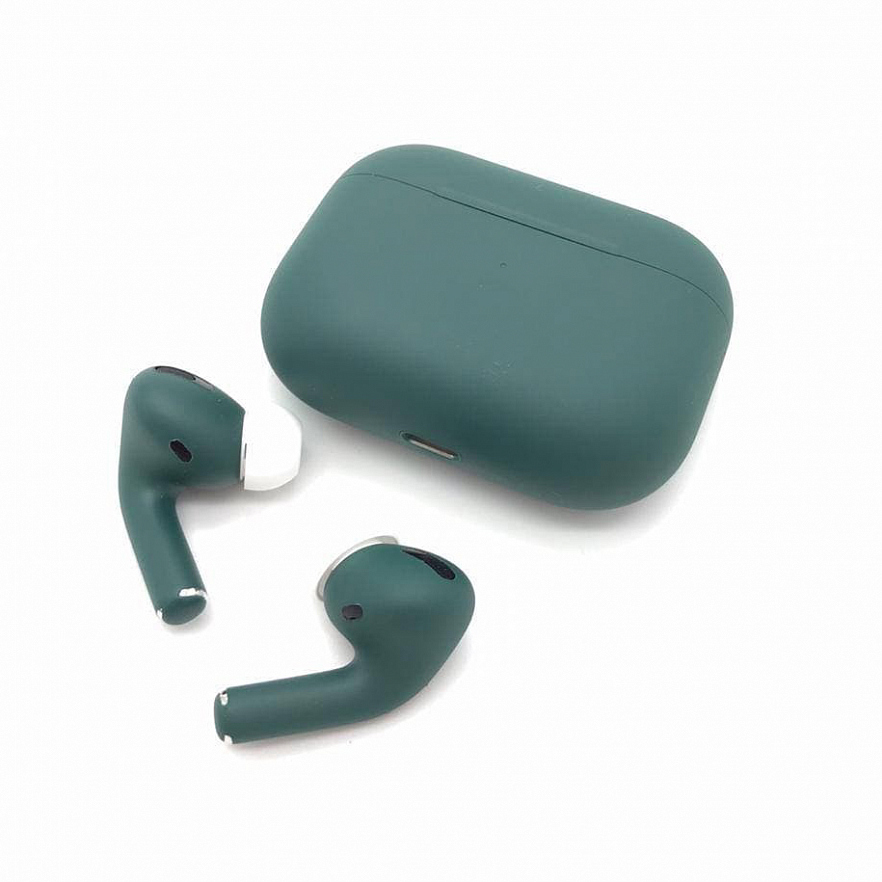 Беспроводные наушники Apple AirPods Pro Custom Edition зелёные матовые