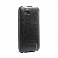 Кожаный чехол iCarer для HTC Sensation Черный
