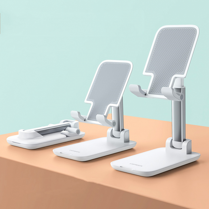 Держатель UGREEN LP373 Foldable Phone Stand для смартфонов белый (20434)
