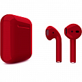 Беспроводные наушники Apple AirPods 2 (второе поколение) Custom Edition вишнёвые глянцевые