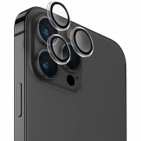Защитное стекло на камеру Uniq OPTIX Camera Lens protector Aluminium для iPhone 15 Pro прозрачное Clear