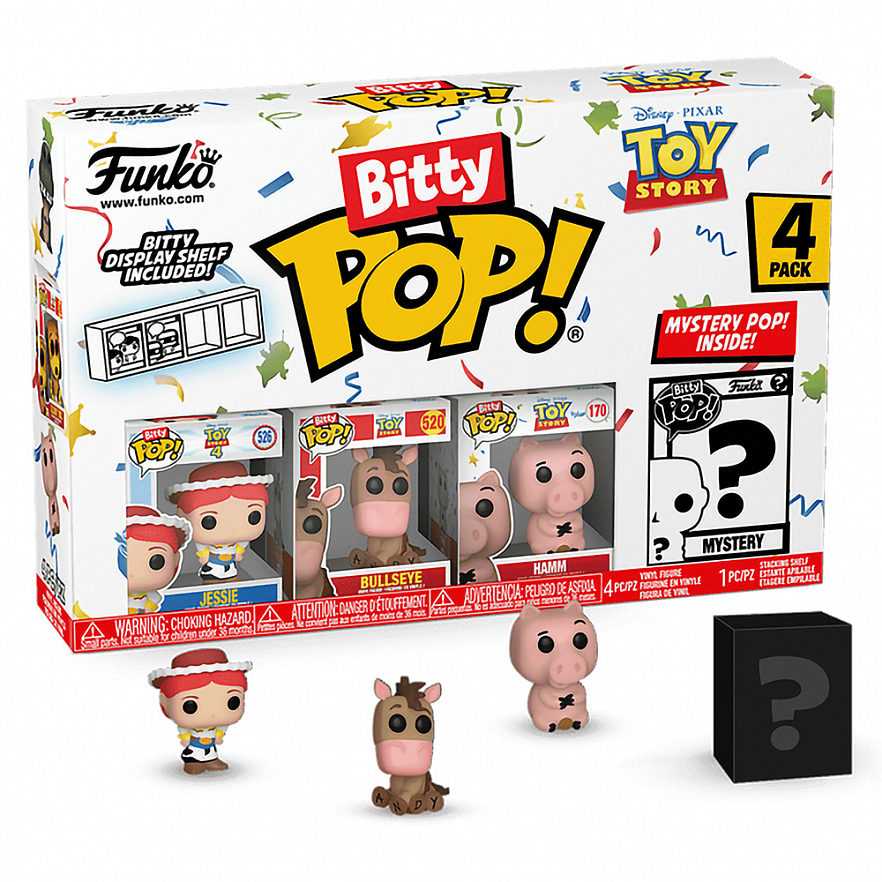 Фигурка Funko Bitty POP! Disney Toy Story Jessie+Bullseye+Hamm+Mystery (1 of 4) 4PK 73041